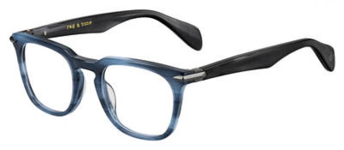 Rag & Bone 7008 Eyeglasses - Blue Havana